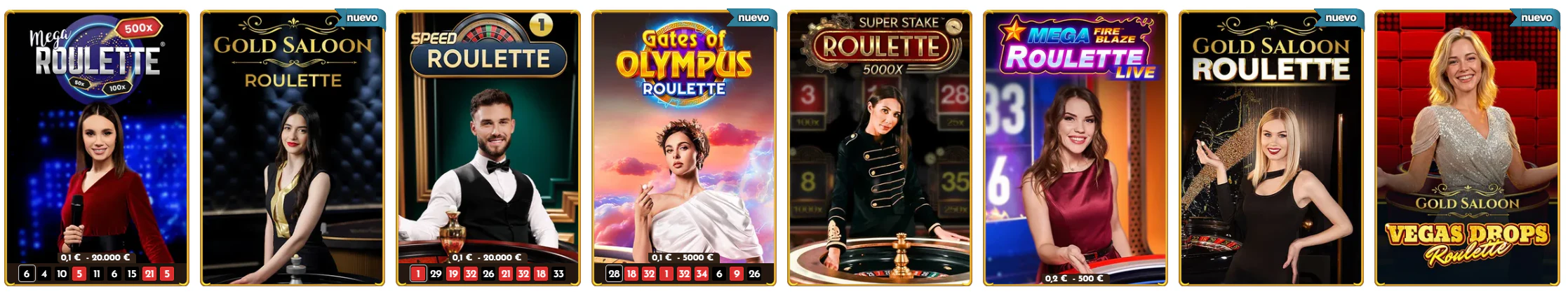 BetHall Casino juegos de casino en vivo